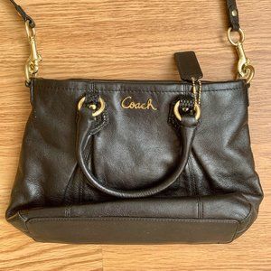 Coach black crossbody bag